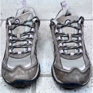 Merrell Womens Siren Ventilator Elephant Pink Vibram Hiking Trail Shoes Size 6.5